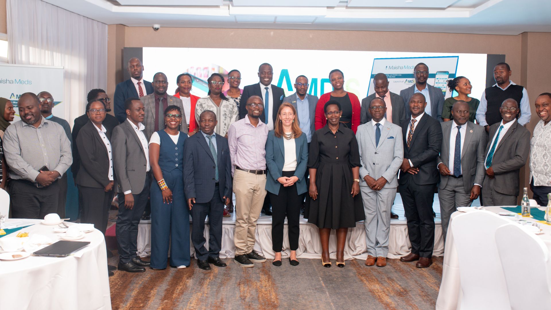 AMDIS launch group photo, Kampala, October 2025
